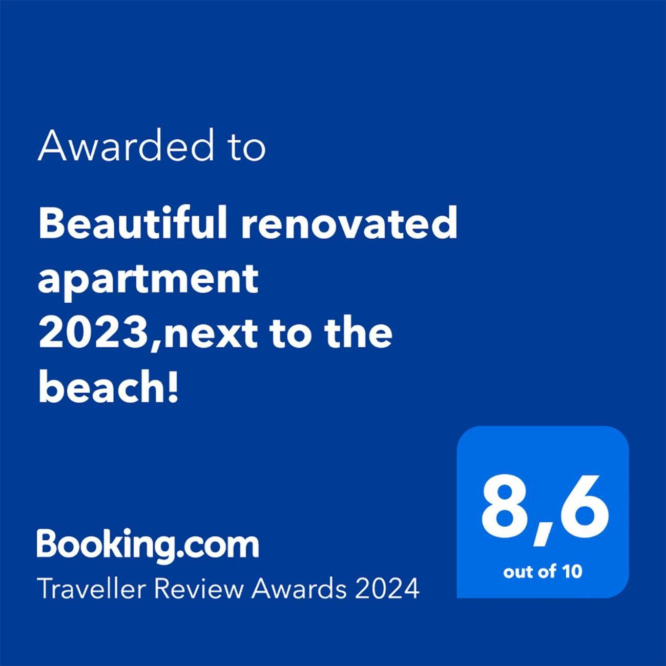 Beautiful Renovated Apartment ,Next To The Beach ! Air-C, Free Parking! Nizza Exterior foto